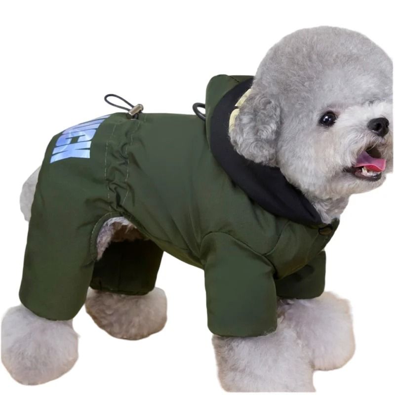 Waterproof Winter Dog Jumpsuit Warm Hooded Pet Coat S to 5XL