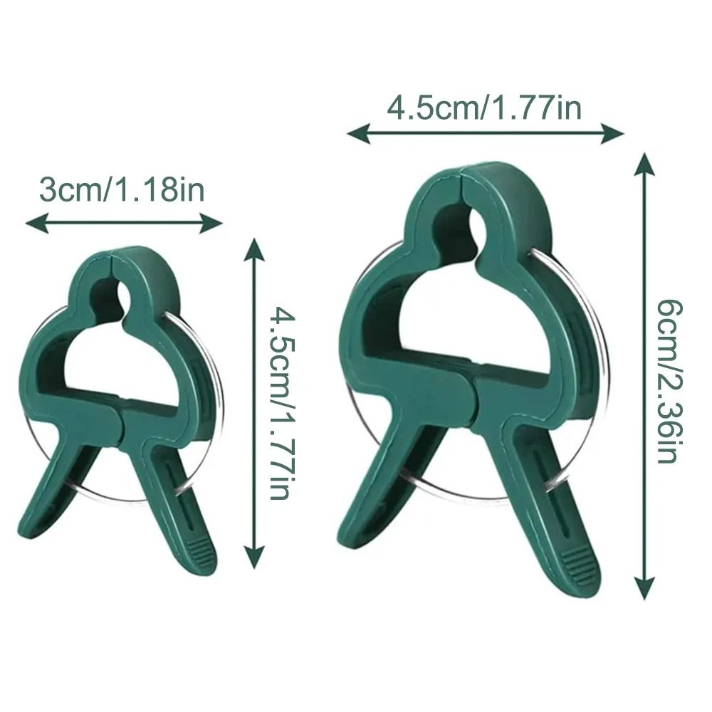 20 Pack Plastic Plant Clips Butterfly Orchid Garden Clamps for Tomato Vines and Stem Support