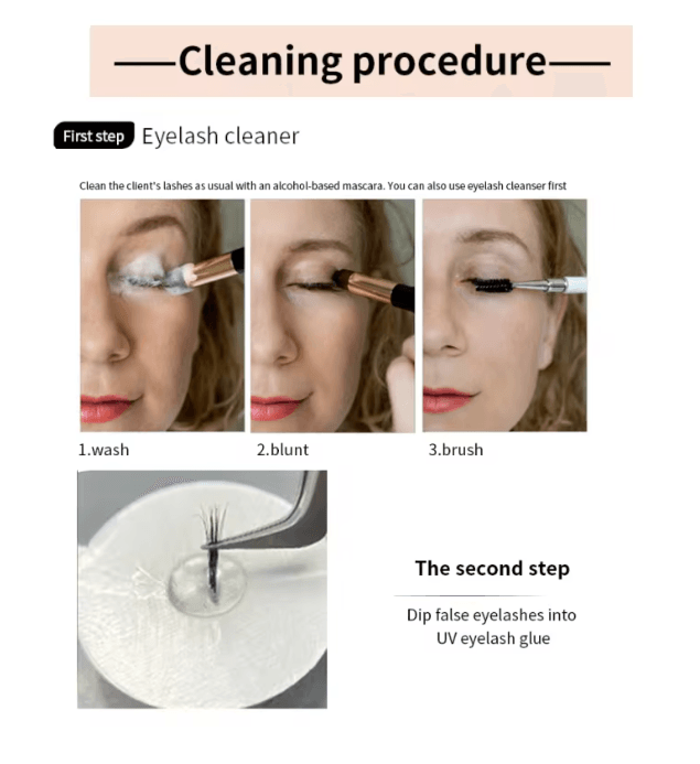 Mini Rechargeable UV Eyelash Extension Lamp Wireless Fast Curing Light