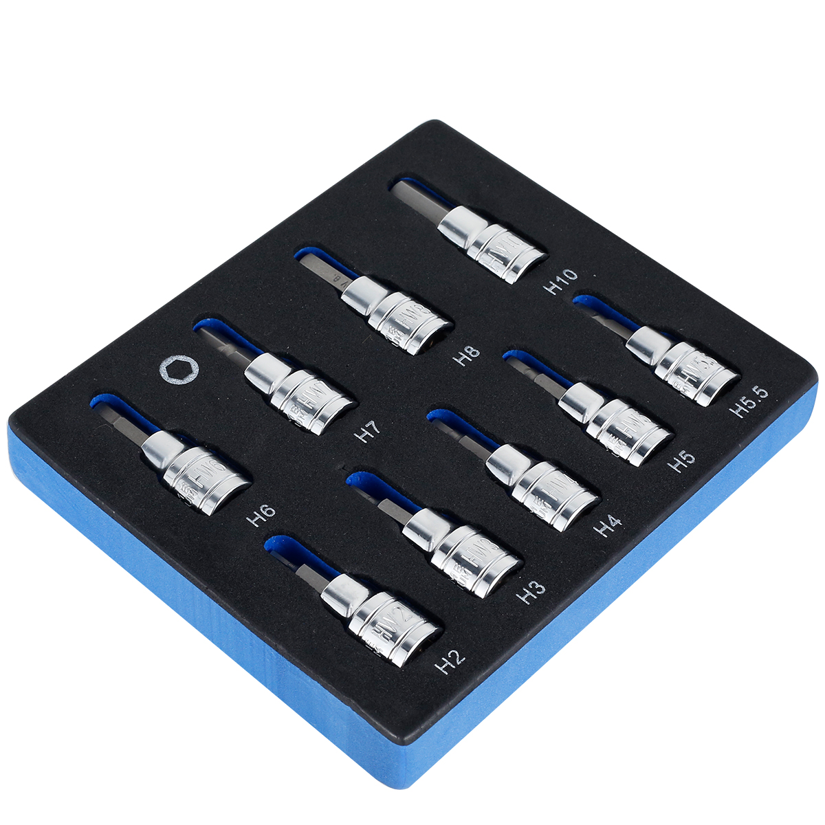 Socket Set, Sturdy Allen Key Sockets, Professional 3/8inch Drive Drill, Durable Impact Socket Set, Metric Tools Kit