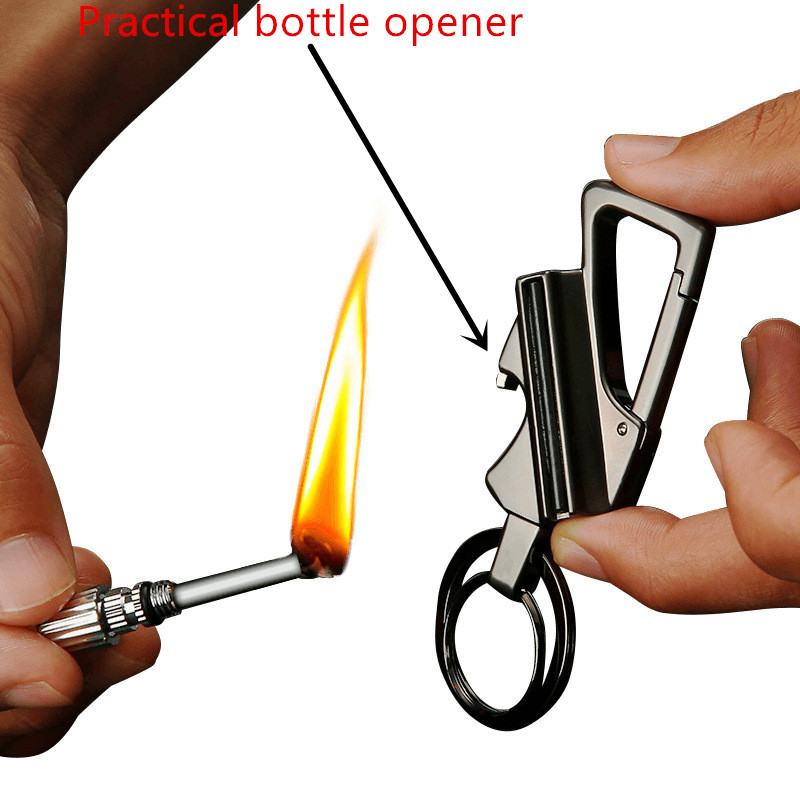 Waterproof Plasma Keychain Lighter for Camping Travel Survival Gear