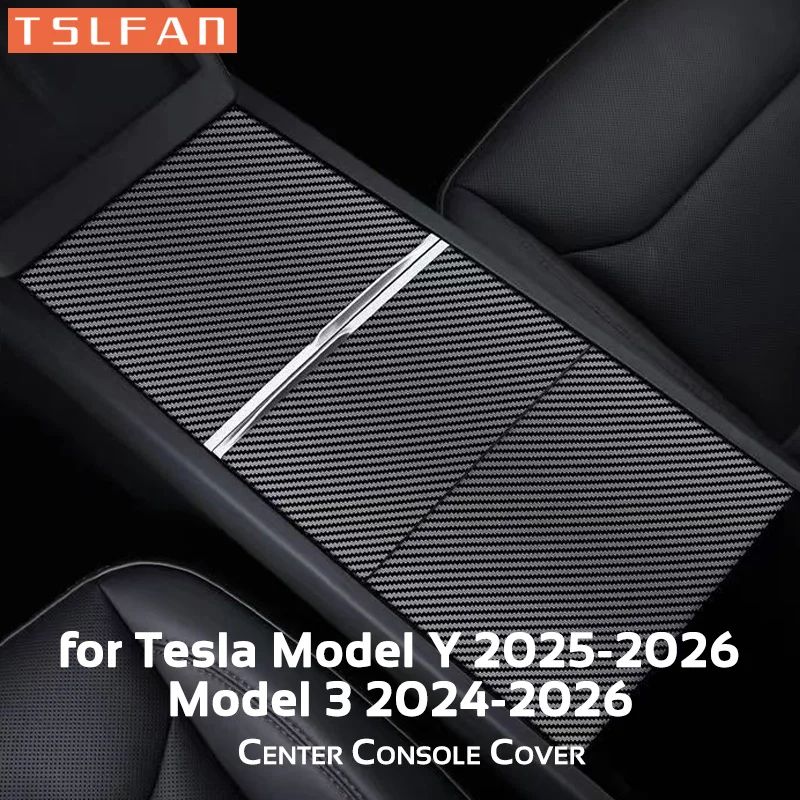 Tesla Model 3 & Model Y 2024–2026 Center Console Cover Protector – Premium Matte Control Panel Film
