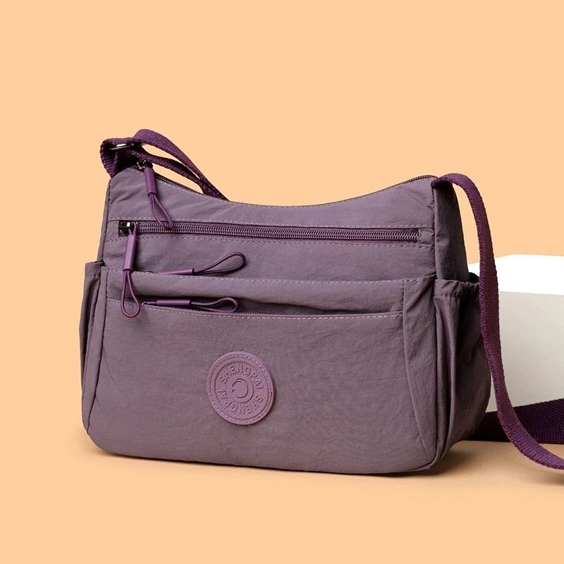 Multi Pocket Womens Casual Crossbody Bag with Multi Layer Design