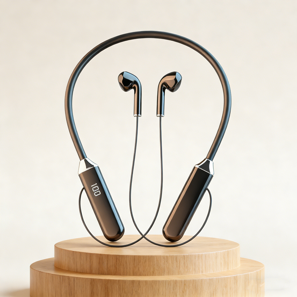 Magnetic Neckband Wireless Bluetooth Earphones for Sports
