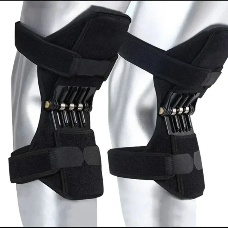 Knee Protection Booster Power Support, Rebound Spring Force Knee Pads for Sports, Reduces Soreness & Cold Leg Protection