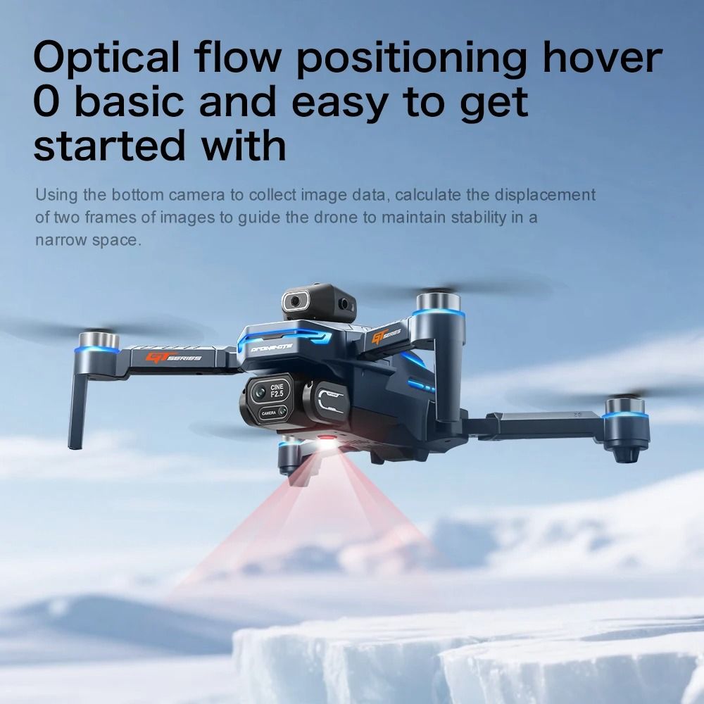 GT8 Foldable Drone with GPS Obstacle Avoidance and 360 Dual Cameras