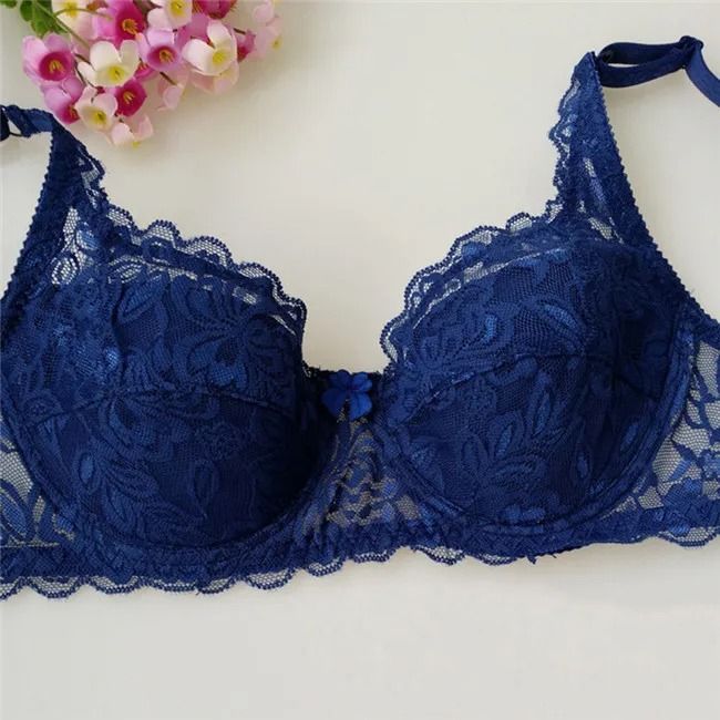 Elegant Lace Full-Cup Push-Up Bra - Summer Thin Breathable Underwire Lingerie