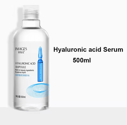 Hyaluronic Acid Face Serum 500ML – Deep Hydrating hyaluronic acid serum with Niacinamide & VC