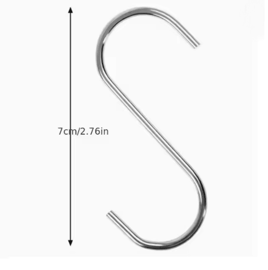 Stainless Steel Heavy Duty S Hooks Set