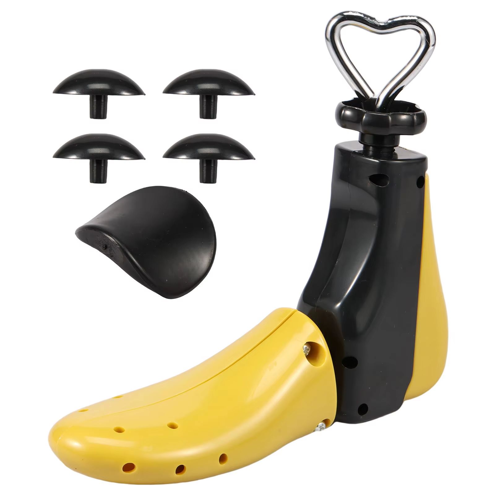 Universal Adjustable Shoe Stretcher and Boot Widener with Steel Shaft