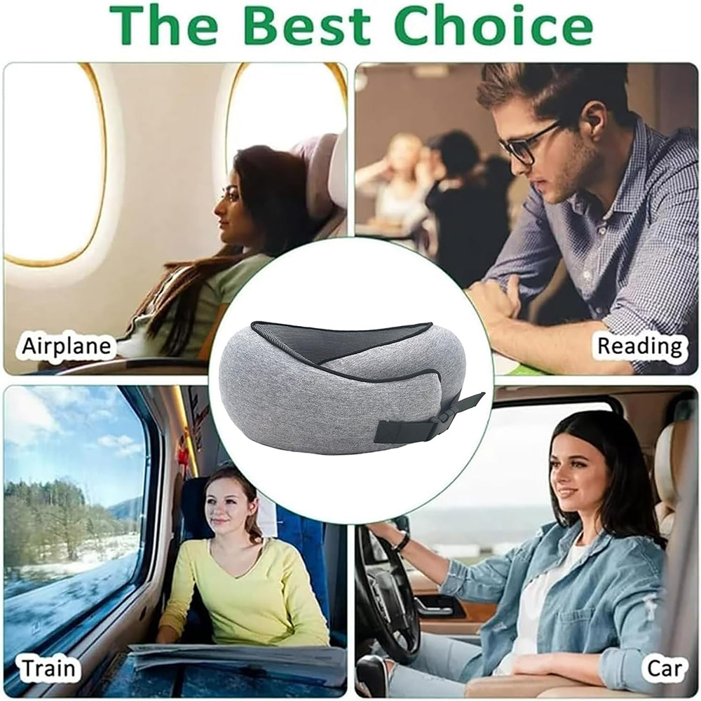 Pillow Neck Pillow U-Shaped Pillow Travel Car Neck Pillow Airplane Travel Pillow Long-Distance Flight Sleeping Artifact