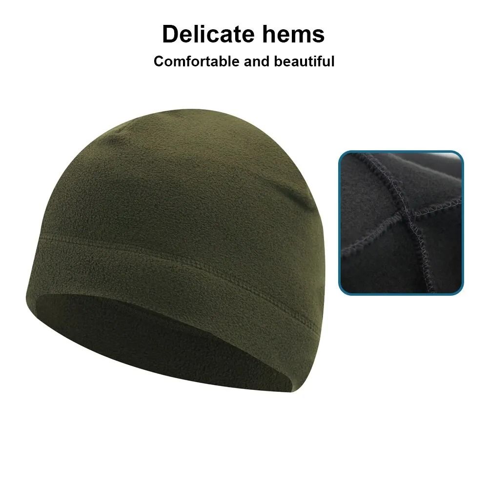 Winter Soft Fleece Beanie Hat
