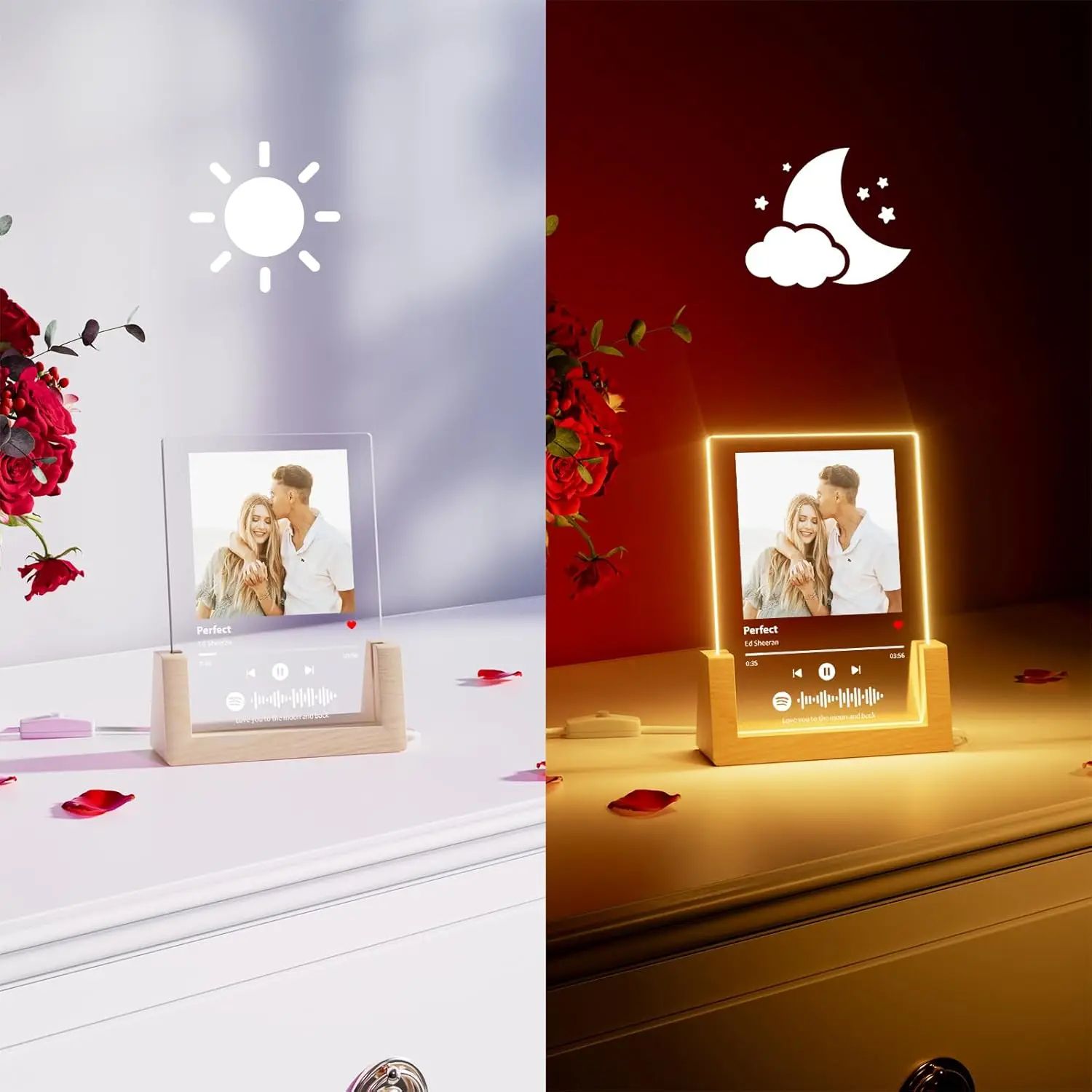 Personalized Spotify Acrylic Photo Lamp