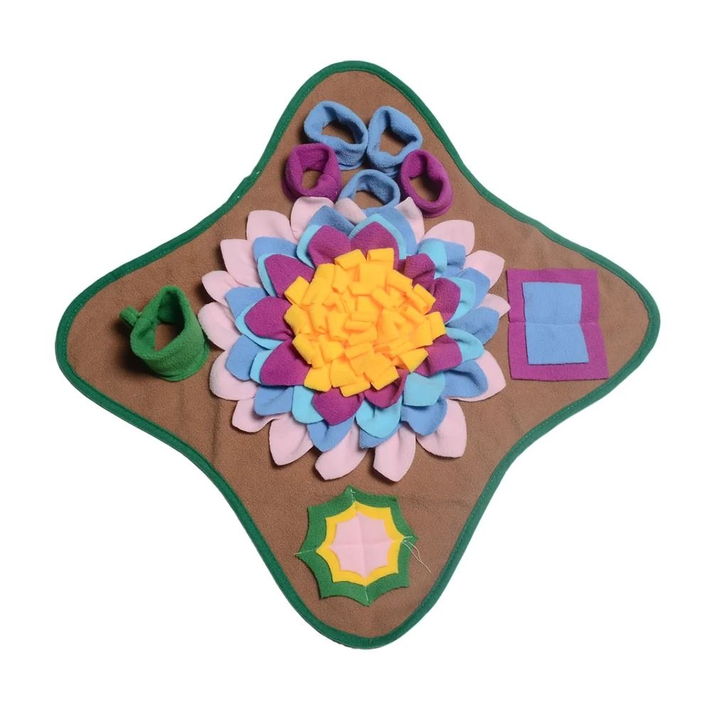 Interactive Dog Snuffle Mat and Puzzle Feeder