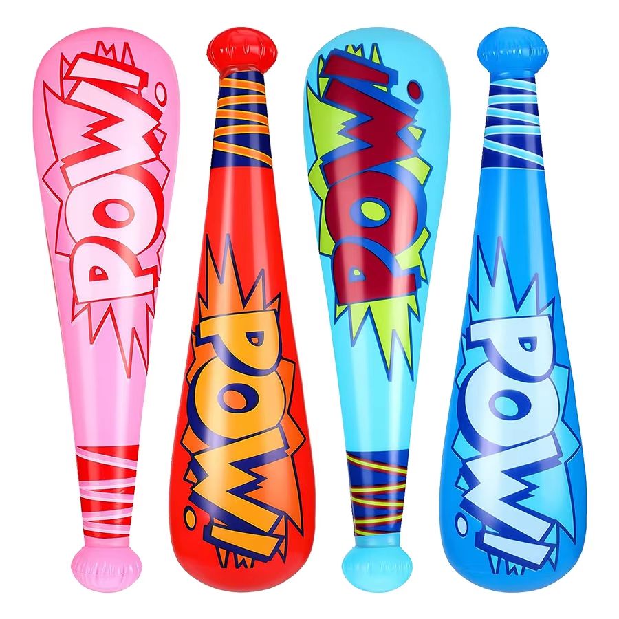 SplashPaw Inflatable Baseball Toy Set (4 pcs) – Colorful Summer Pool & Party Balls