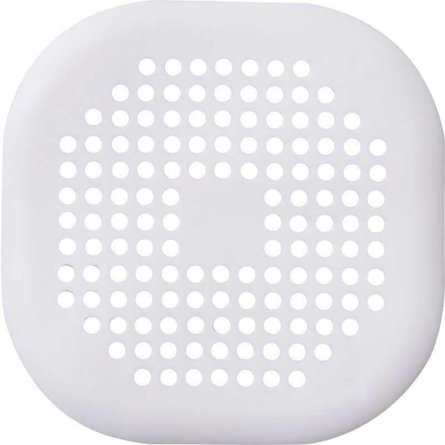 Square Silicone Drain Sticker for Bathrooms  Sewer Hair Filter & Drain Cover