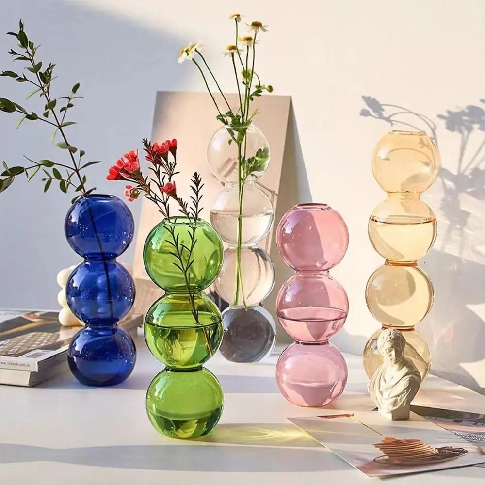 Romantic Spherical Glass Hydroponic Flower Pot