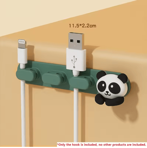 Cute Desk Cable Holder & Table Protector Organizer
