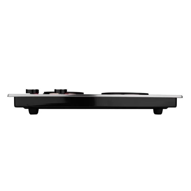 Double Burner Electric Cooktop with Adjustable Temperature and Easy Clean Surface