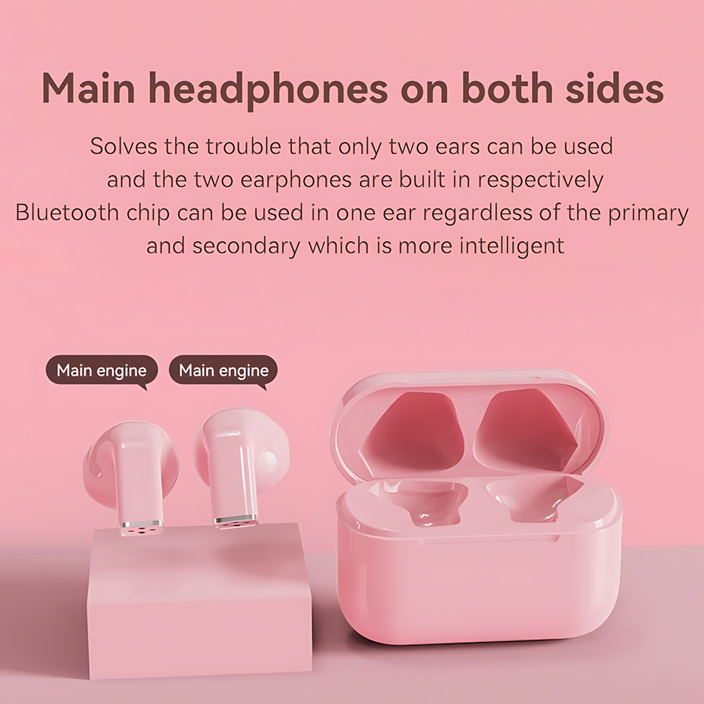 Noise Cancelling True Wireless Earbuds with HD Sound and Mic