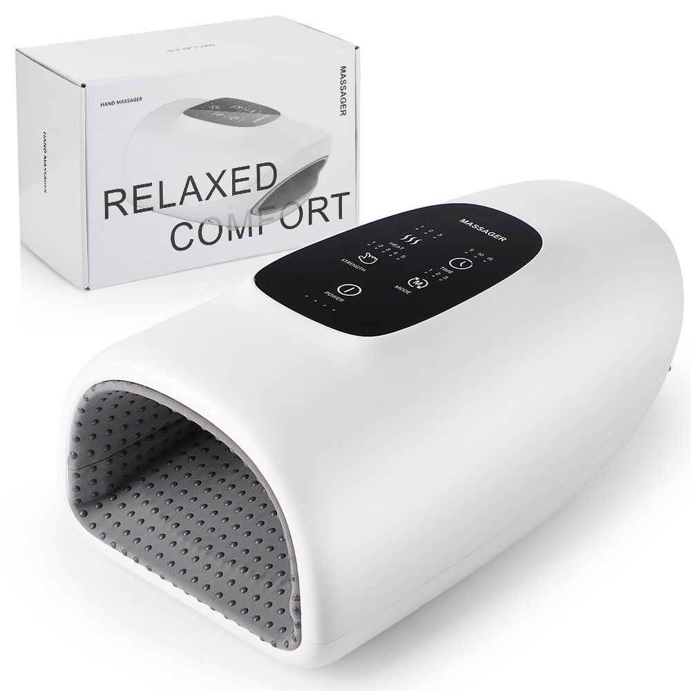 Electric Palm Massage Airbag Hand Massager, Wrapping Pressing Deep Squeezing Kneading, Hot Compress Hand Massage Device