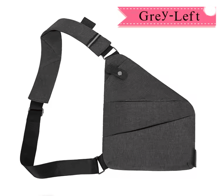 Mens Crossbody Chest Bag Waterproof Anti Theft Shoulder Messenger Pack