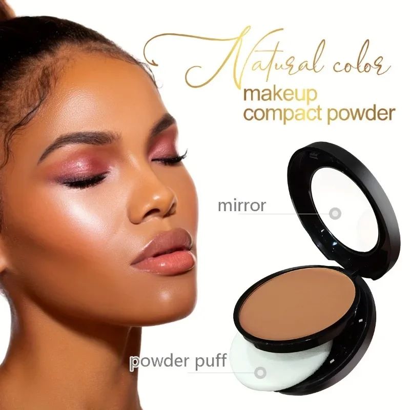 Sweat Resistant Matte Contour Powder Palette – Buildable Highlight & Shadow Makeup