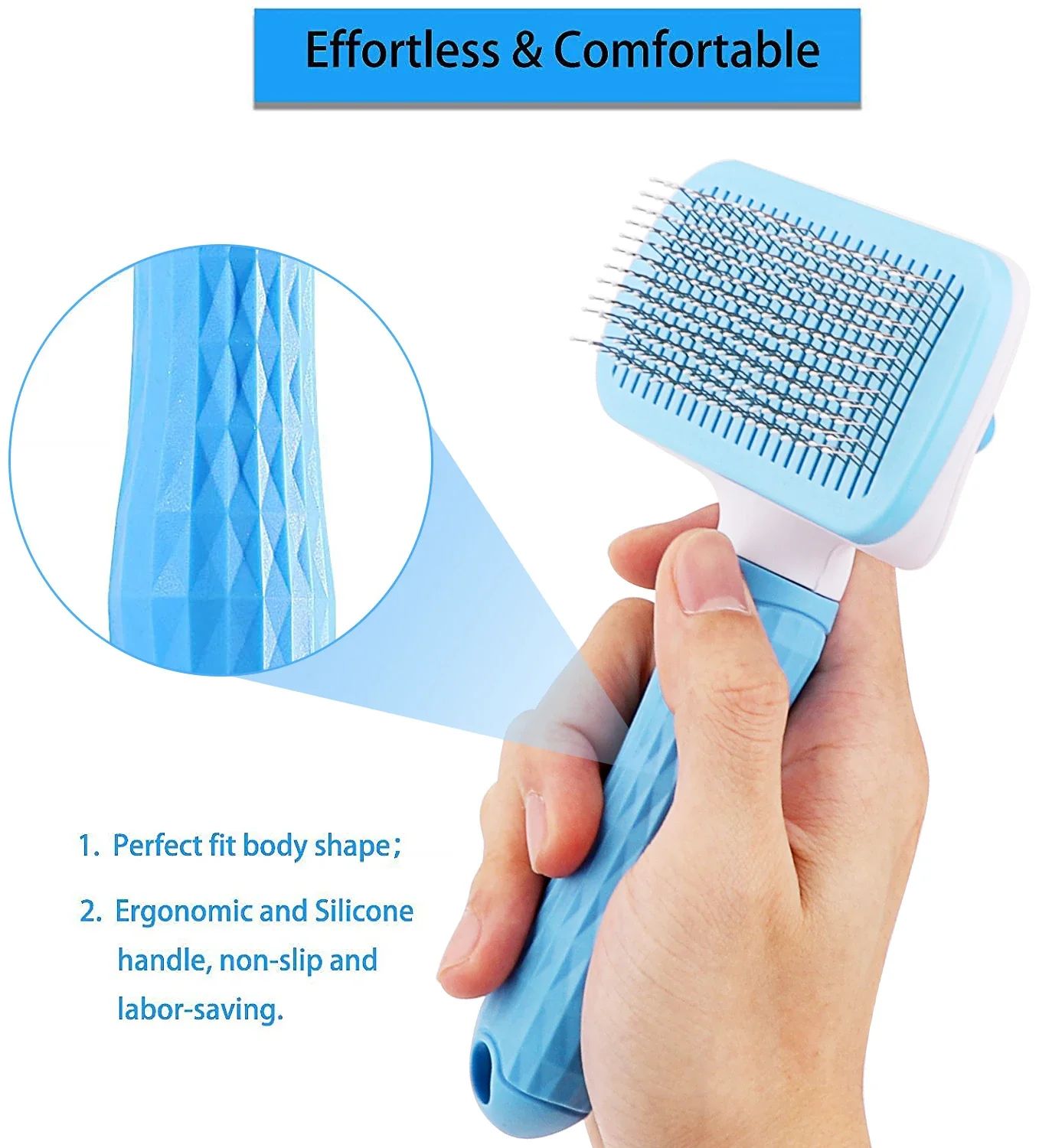 Pet Hair Remover Grooming Brush Comb