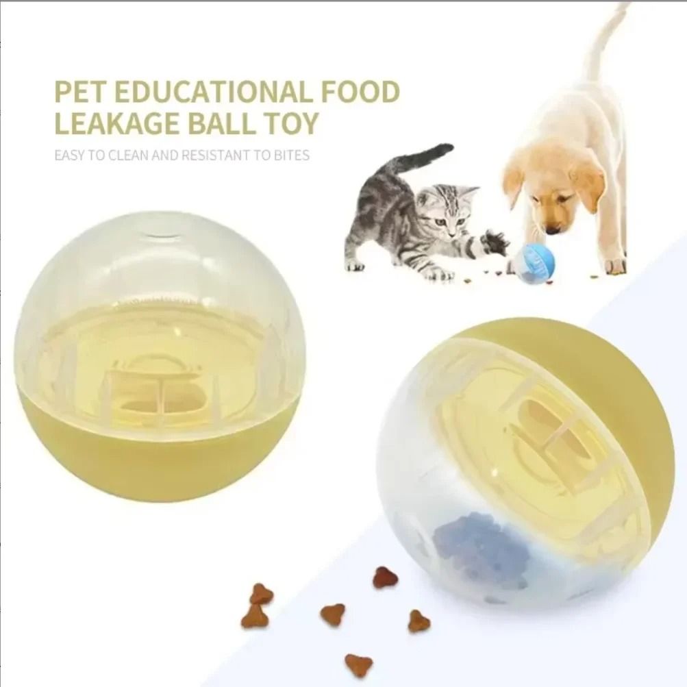 Adjustable Pet Treat Dispensing Ball – Interactive IQ Training & Slow Feeder