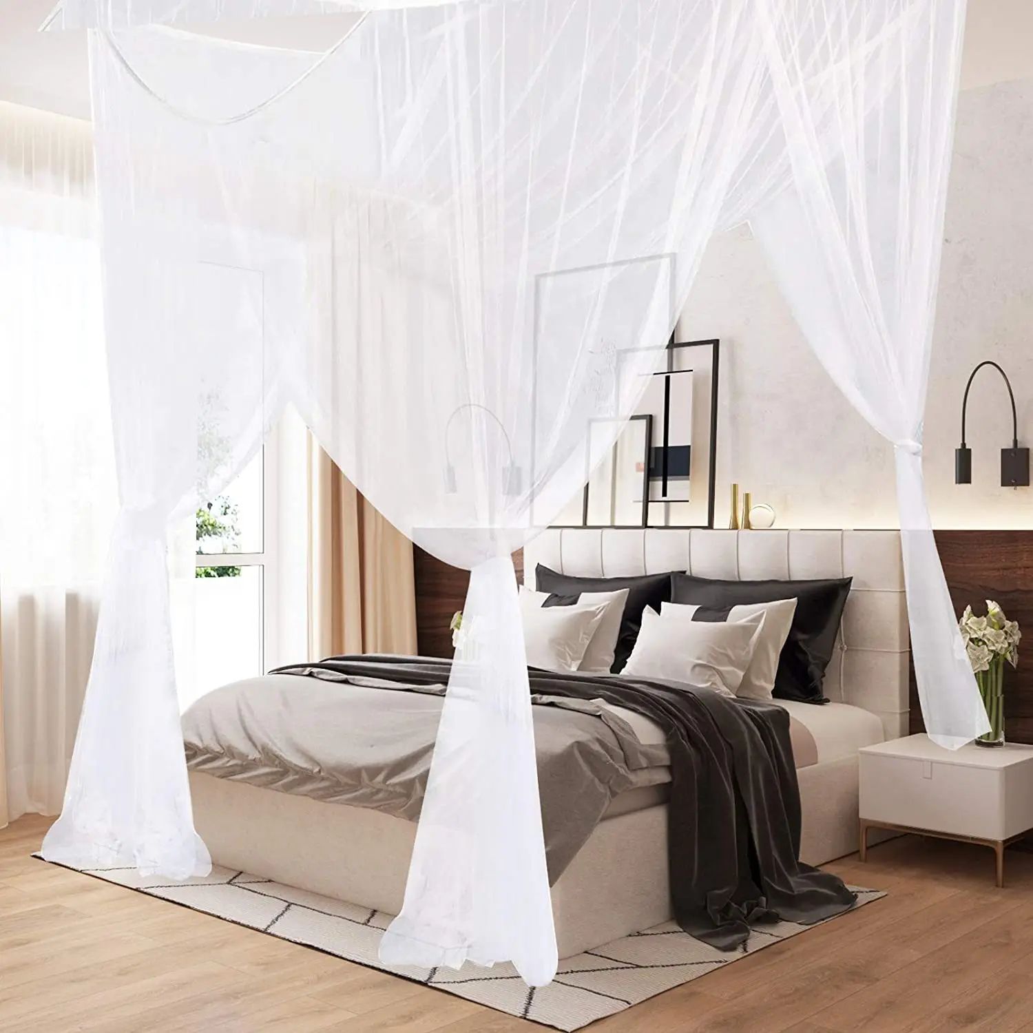 Large Four Door Mosquito Net Tent