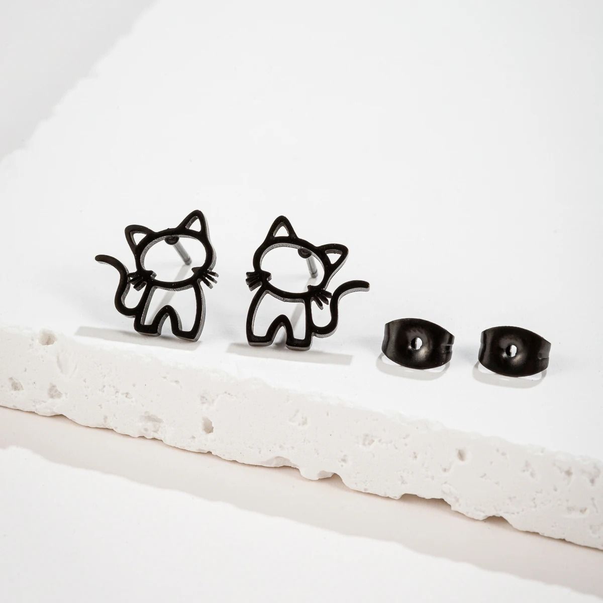 Cute Stainless Steel Stud Earrings