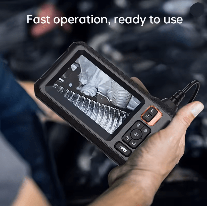 Industrial Endoscope with 4.3 Inch Screen Waterproof HD Inspection Camera