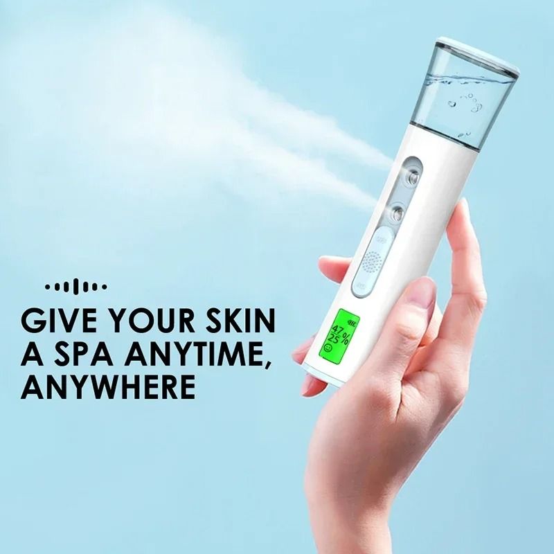 Nano Facial Steamer – Portable Mist Spray for Eyelash Extensions & Deep Pore Hydration