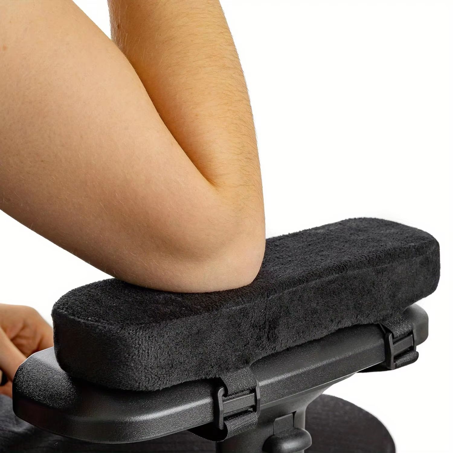 Memory Foam Office Chair Armrest Pads Elbow Support Cushion Covers