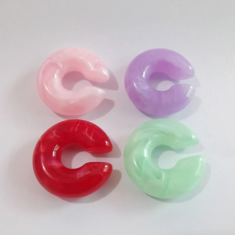 4-Piece C-Shaped Non-Pierced Ear Clip Set