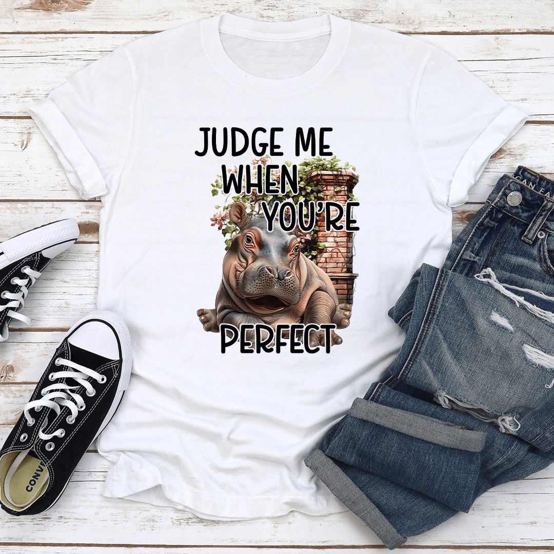 Judge Me When Youre Perfect Tee