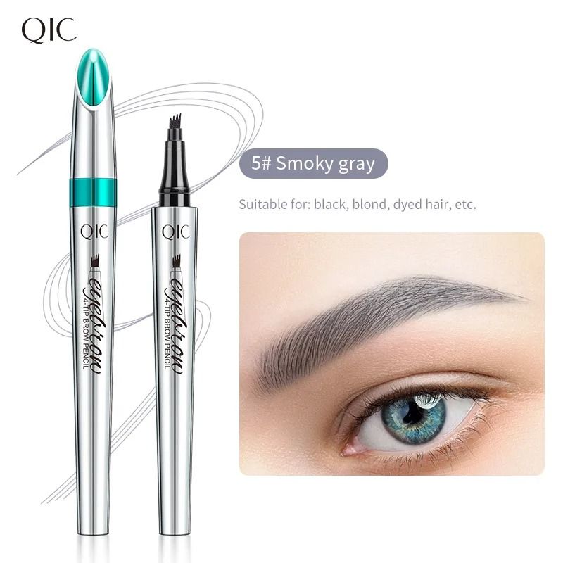 Ultra-Fine Waterproof Liquid Eyebrow Pencil – 3D Long-Lasting Dark Brown