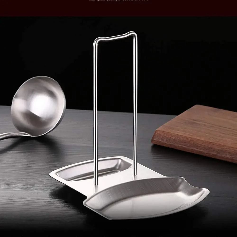 Stainless Steel Pot Lid Rack and Utensil Holder