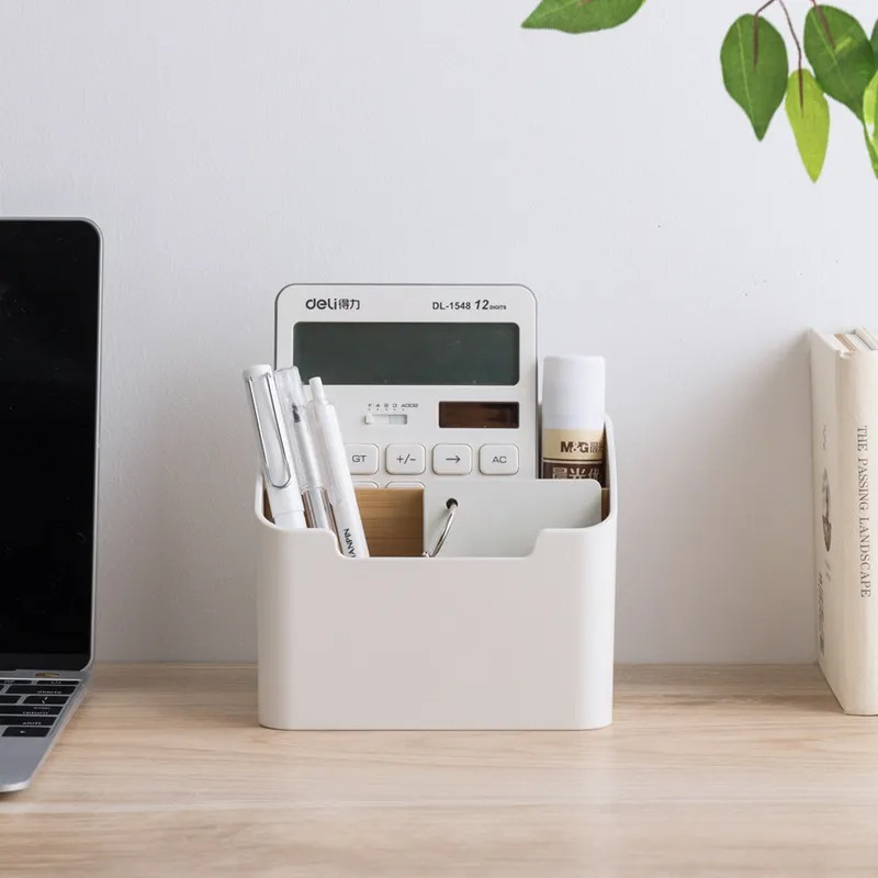 Multi Functional Desktop Bamboo and Wood Compartment Storage Box, Detachable Wood Partitions, Space Saving Organizer