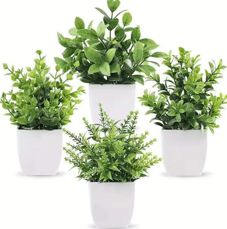 Vivid Artificial Bonsai Plant – Mini Decorative Greenery for Desk & Home
