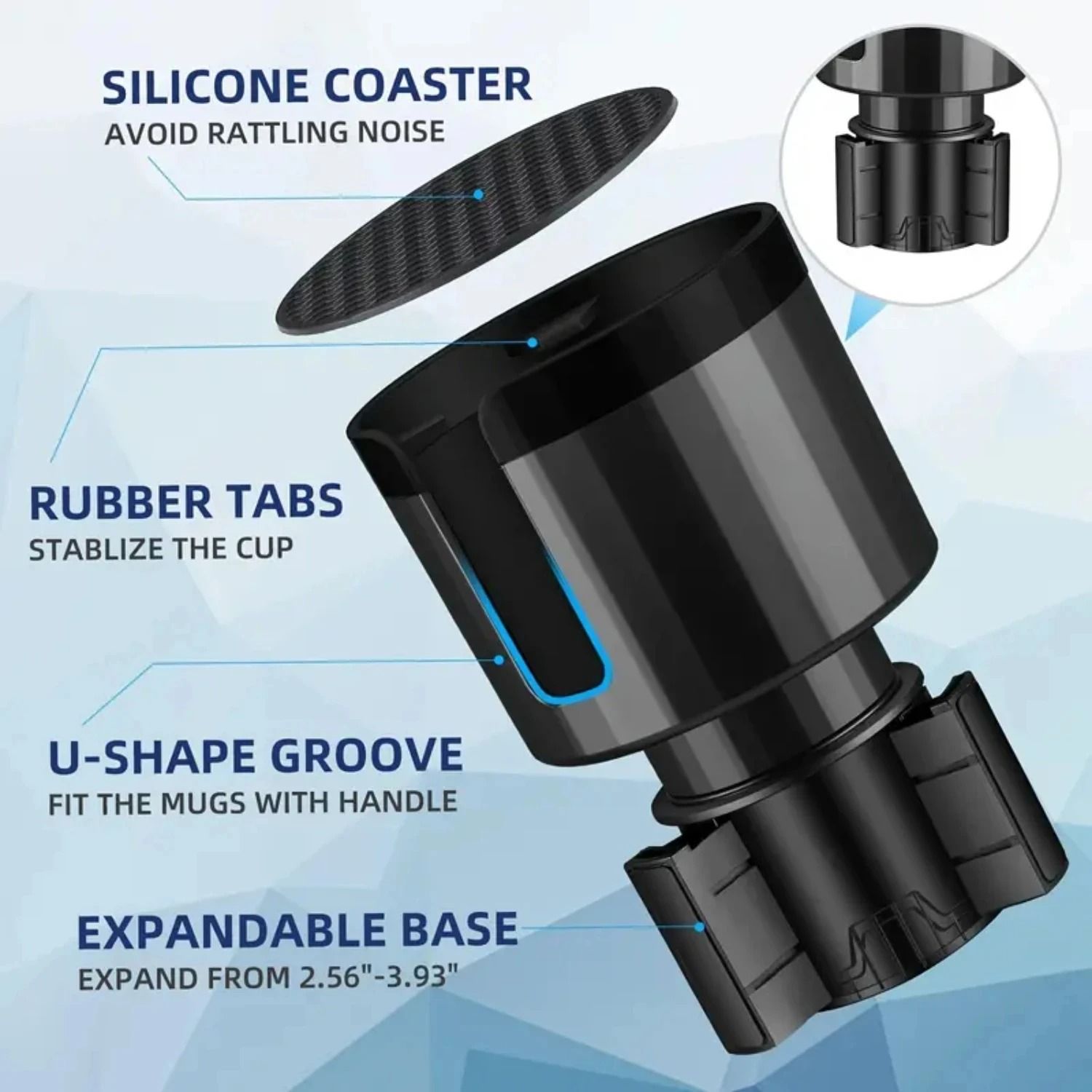 Heavy-Duty Console Expander with Adjustable Stabilizing Base