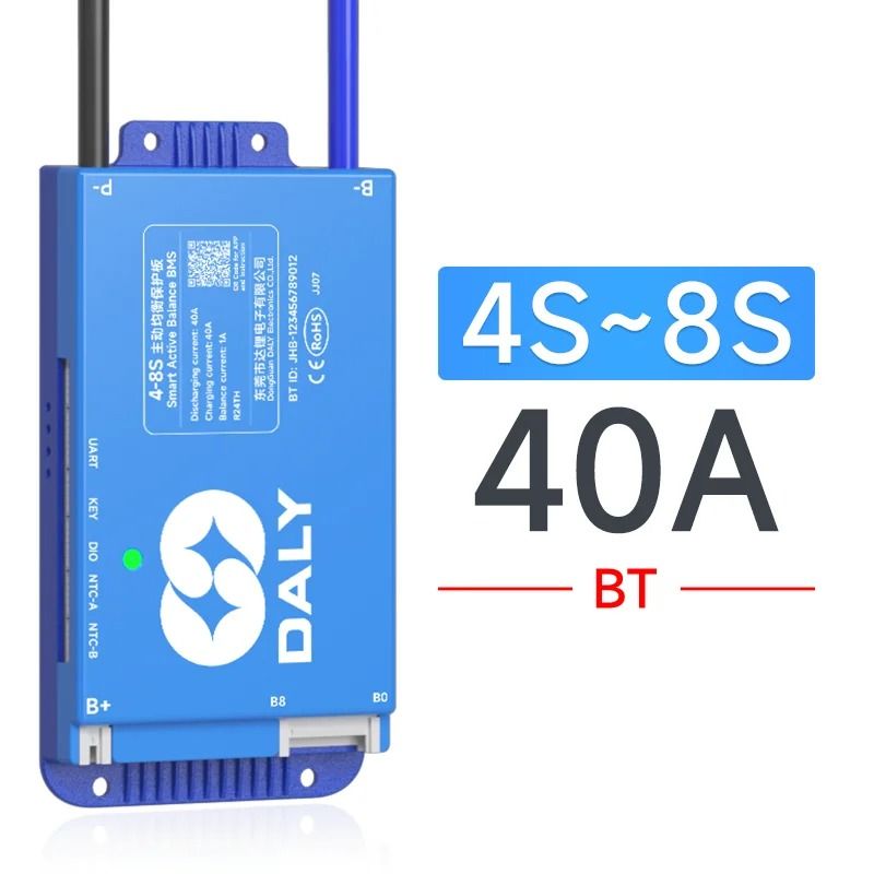 Smart BMS with Bluetooth and WiFi Active Balance Protection