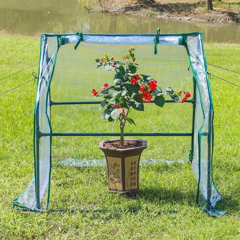 Pop-Up Mini Greenhouse – High-Performance Winter Plant Warm Cover & Freeze Protection Tent