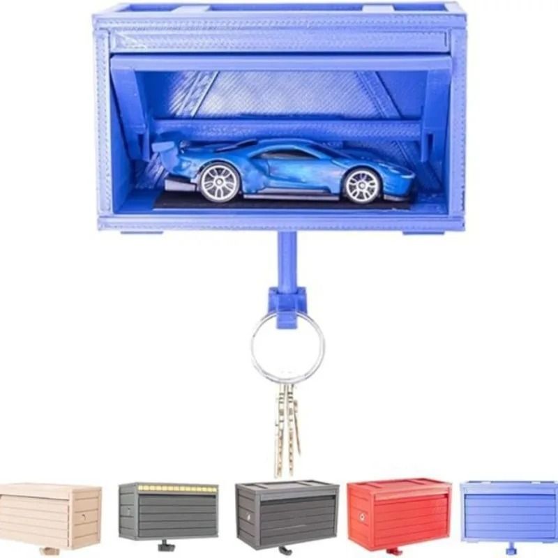 3D Printed Garage Switchable Key Holder and High-Performance Car-Themed Keychain Box