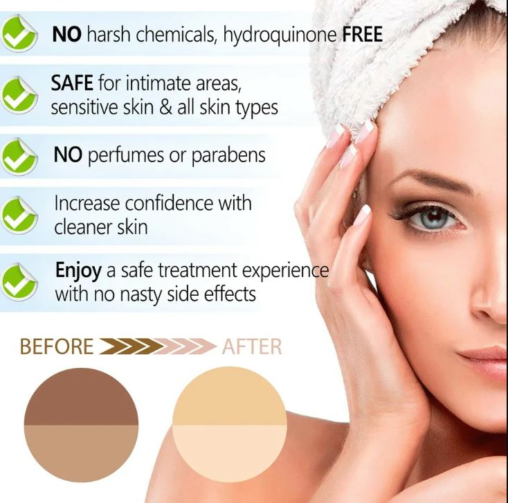 Kojic Acid Skin Whitening Lightening Brightening Serum Bleaching Spot Fade Cream