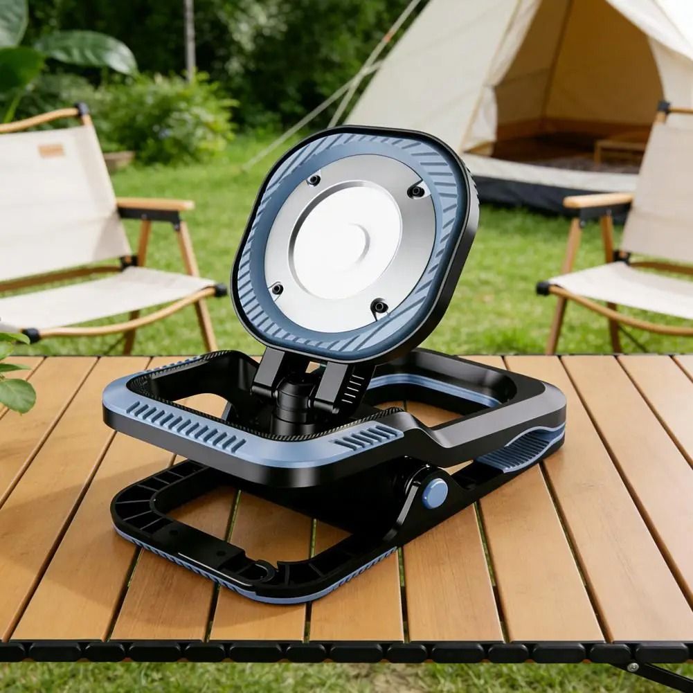 Rechargeable High Lumen Camping Clip Light Portable Tent Emergency Lamp