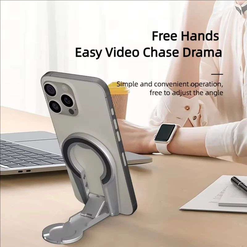 MagSafe Magnetic Phone Grip Stand Foldable Dual Holder
