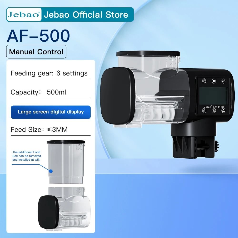 Automatic Aquarium Fish Feeder with Timer and Wireless Remote Control
