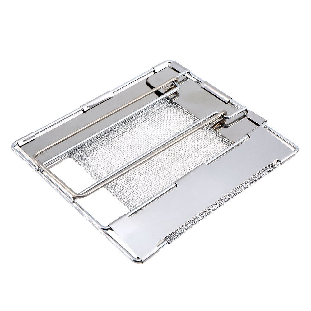 Bread Toaster Foldable Stainless Steel Backpacking Grill Rack