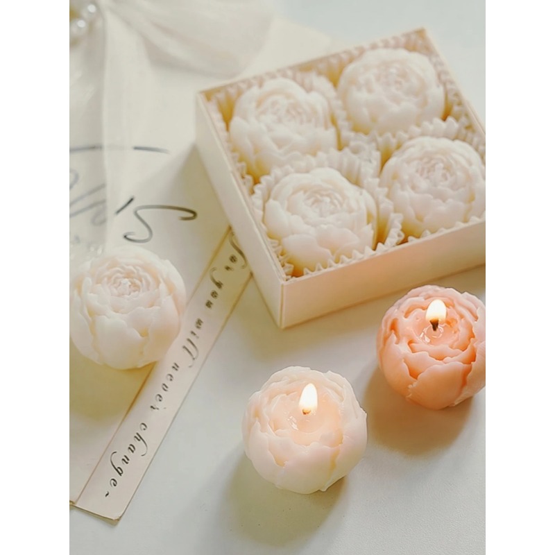 Decorative Handmade Smokeless Candles for Home Decor, Wedding Gifts, Birthdays